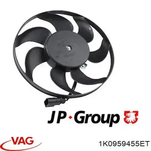 1K0959455ET VAG Вентилятор системи охолодження правий
