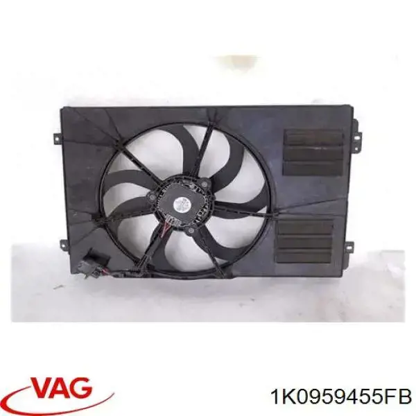 Електровентилятор охолодження в зборі (двигун + крильчатка), лівий 30959043 AND
