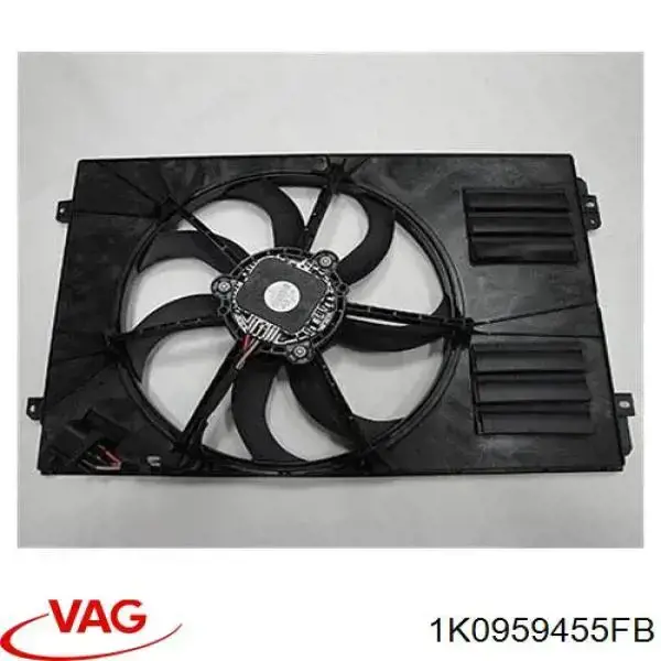 Вентилятор системи охолодження лівий VAG 1K0959455FD ціна, від 112.49 USD