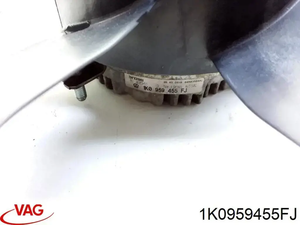 Купити 1K0959455FJ VAG Електровентилятор охолодження в зборі (двигун + крильчатка), лівий