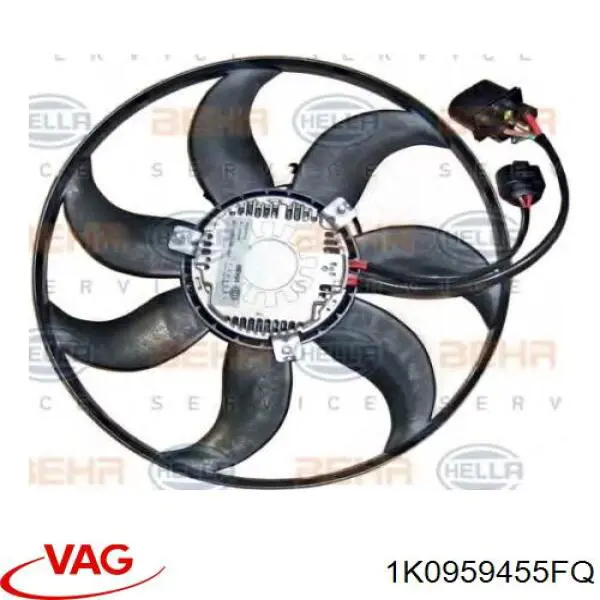 Вентилятор радіатора VAG 1K0959455FQ ціна, від 135.22 USD