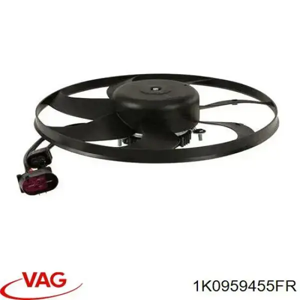Вентилятор системи охолодження лівий VAG 1K0959455FR ціна, від 88.69 USD