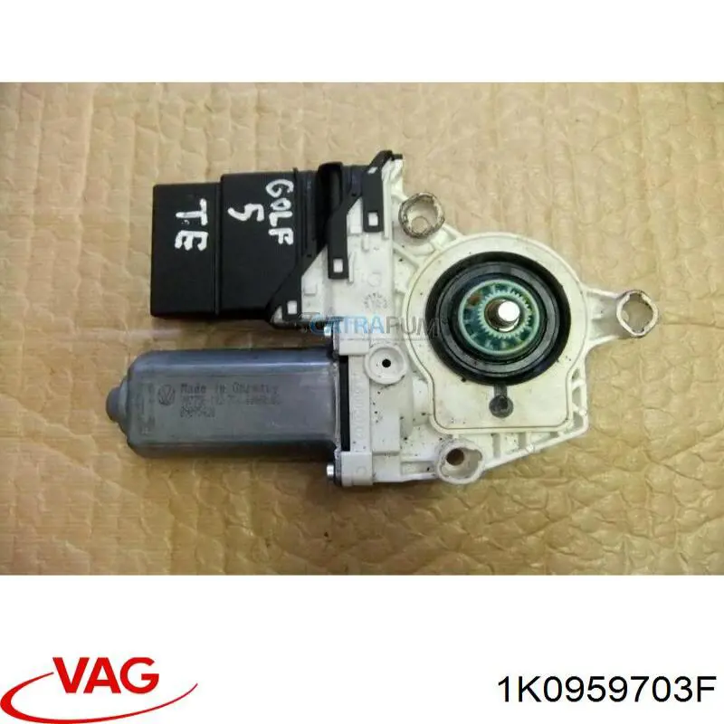 Купити 1K0959703F VAG Мотор склопідйомника дверей задніх, лівих