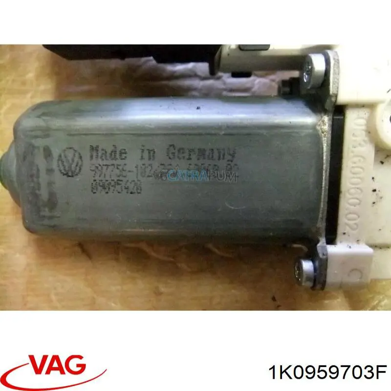 Моторчик склопідйомника двері задніх, лівих VAG 1K0959703F ціна, від 12.67 USD