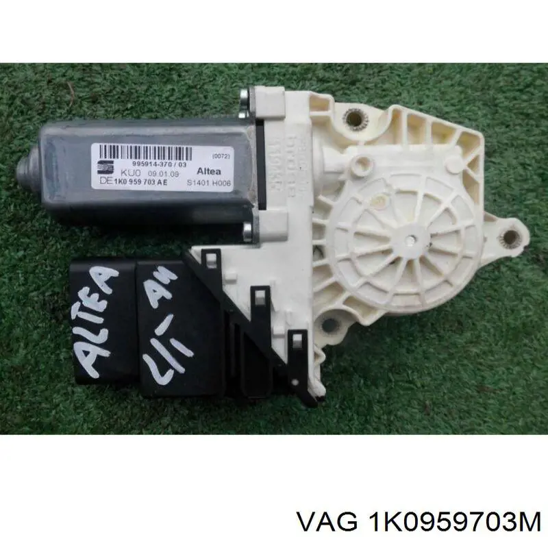 Купити 1K0959703M VAG Мотор склопідйомника дверей задніх, лівих