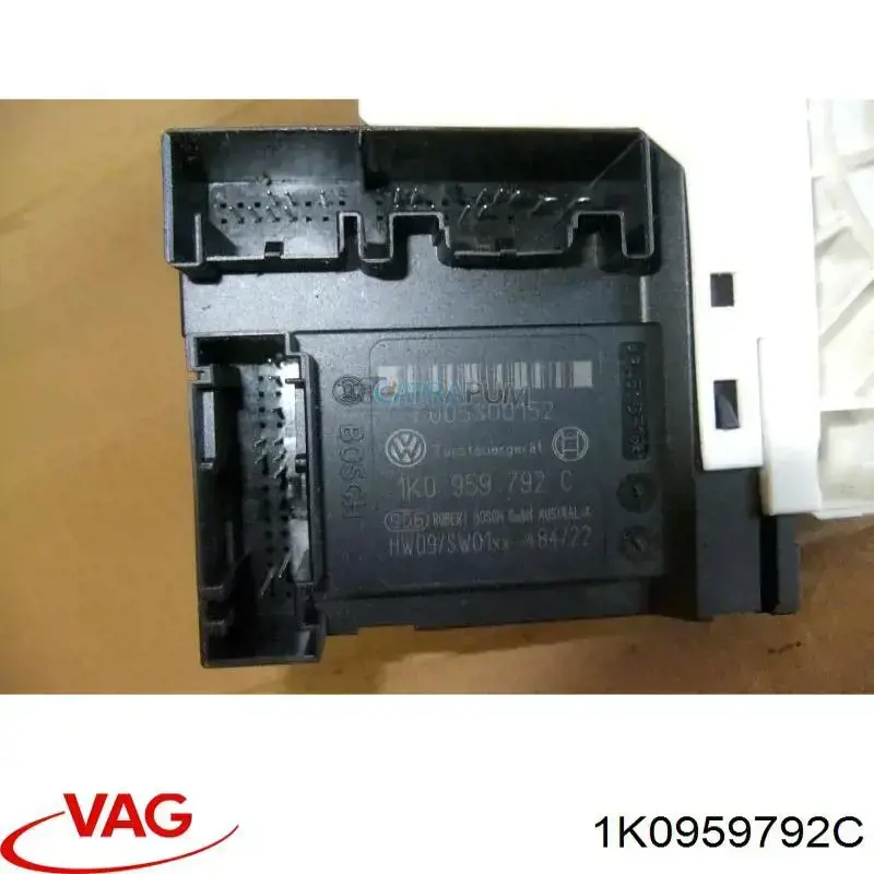Двигун склопідіймача двері передньої, правої 1K0959792C VAG