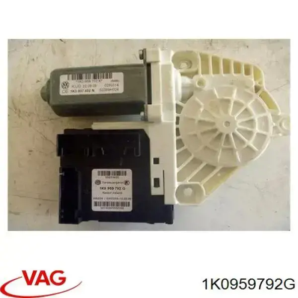 1K0959792G VAG Мотор склопідйомника дверей передніх, правих