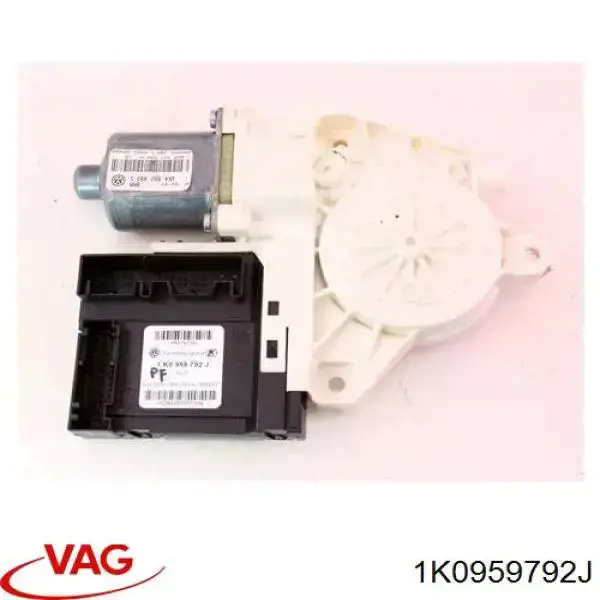 Купити 1K0959792J VAG Двигун склопідіймача двері передньої, правої