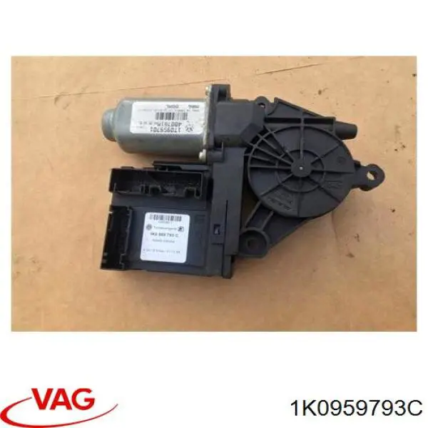 Купити 1K0959793C VAG Двигун склопідіймача двері передньої, лівої