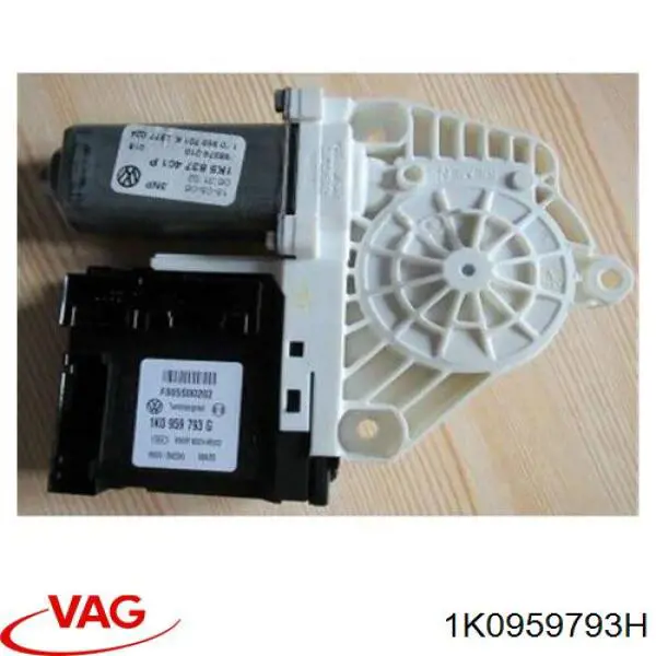 Купити 1K0959793H VAG Двигун склопідіймача двері передньої, лівої