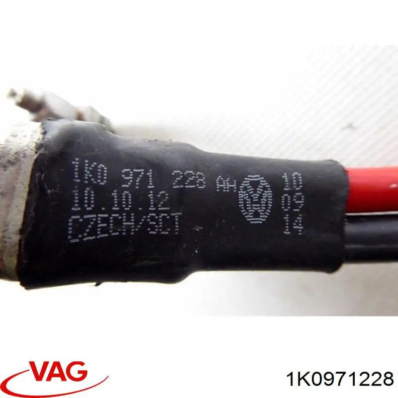Кабель плюсової клеми акумулятора (АКБ) VAG 1K0971228 ціна, від 6.31 USD