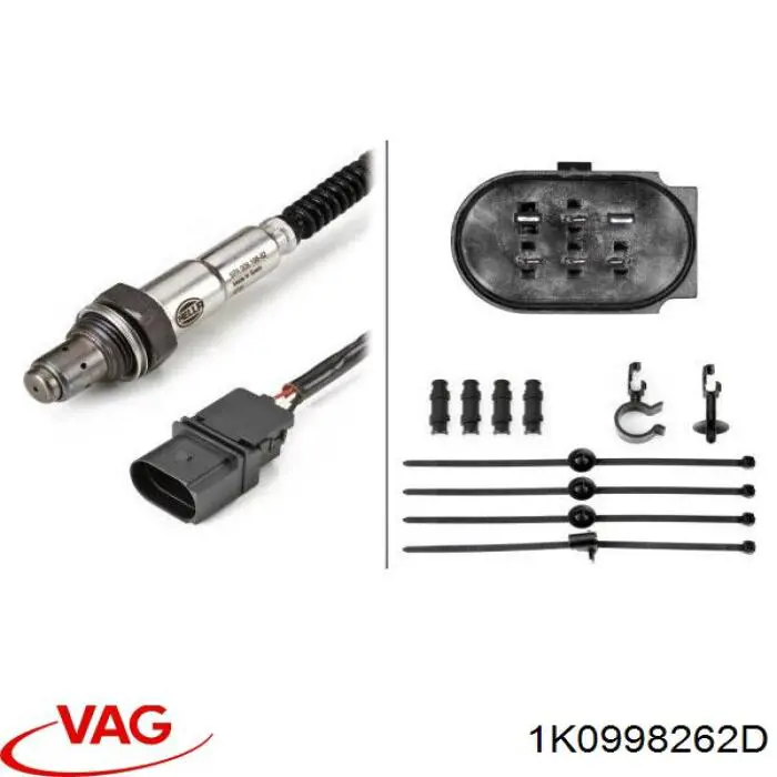 Лямбдазонд, датчик кисню до каталізатора 1K0998262D VAG