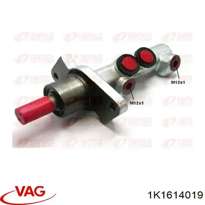 Циліндр головний гальма (Гідротормоз) VAG 1K1614019 ціна, від 19.00 USD