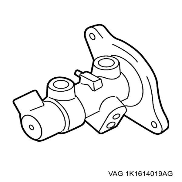 Купити 1K1614019AG VAG Головний гальмівний циліндр