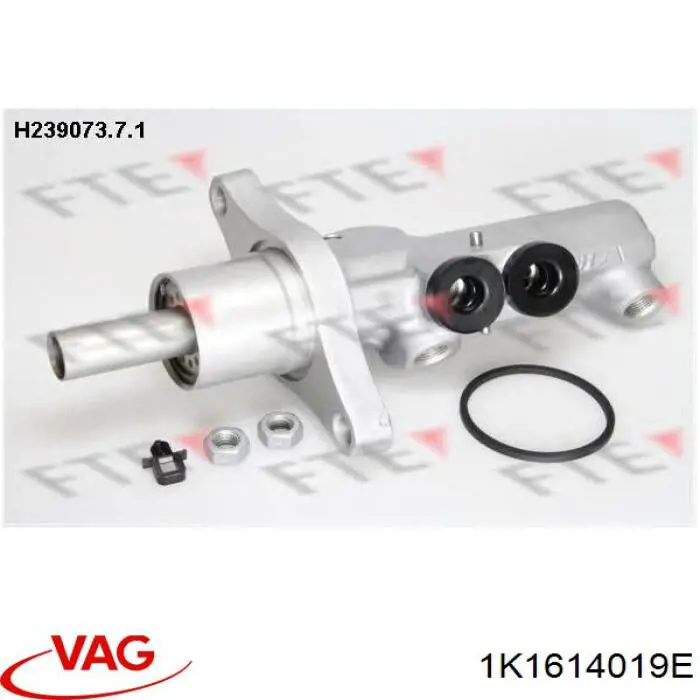 Циліндр головний гальма (Гідротормоз) VAG 1K1614019E ціна, від 37.95 USD