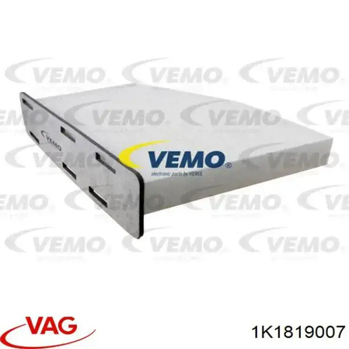 Корпус вентилятора пічки (опалювача салону), в зборі VAG 1K1819007 ціна, від 59.26 USD