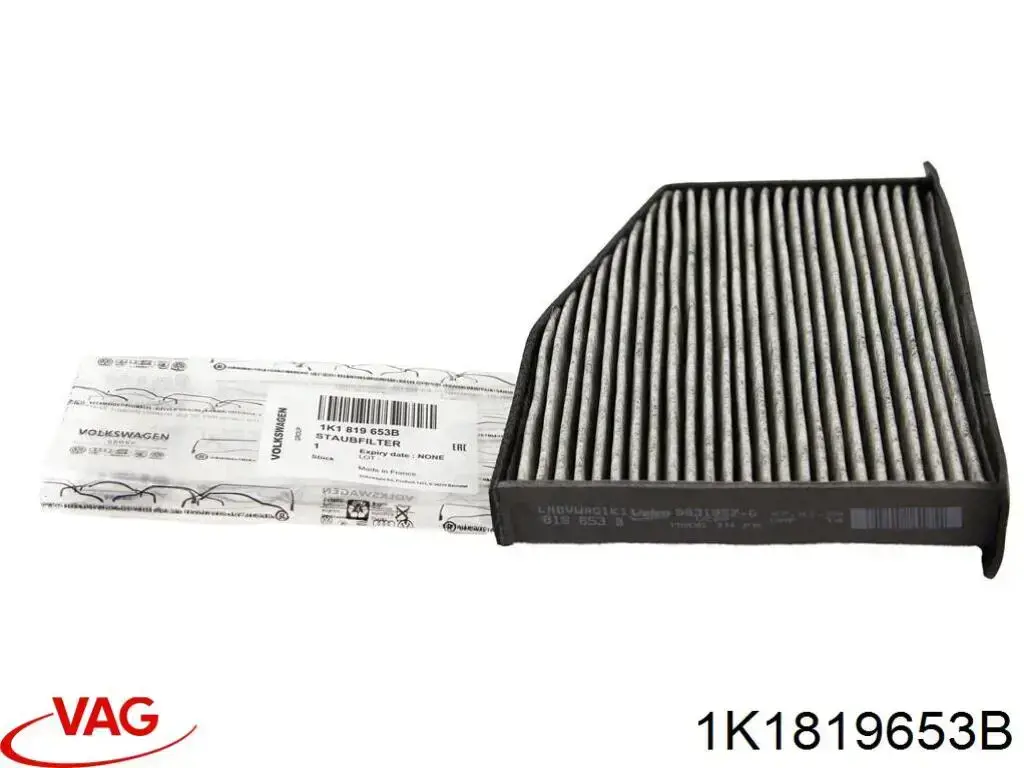 Купити 1K1819653B VAG Фільтр салону вугільний