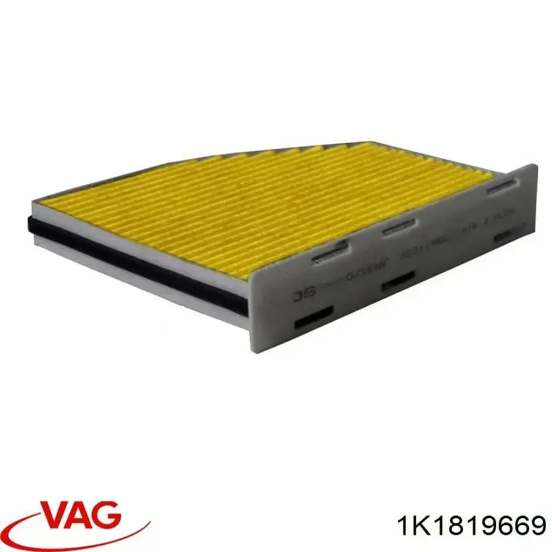 Фільтр повітряний обігрівача VAG 1K1819669 ціна, від 13.24 USD