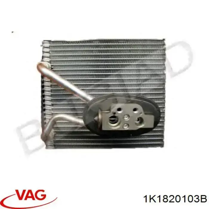 1K1820103B VAG радіатор кондиціонера салонний, випарник