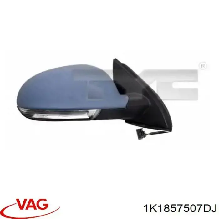Ліве бічне дзеркало VAG 1K1857507DJ ціна, від 122.86 USD