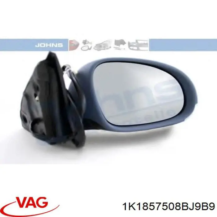 Праве бічне дзеркало VAG 1K1857508BJ9B9 ціна, від 105.80 USD