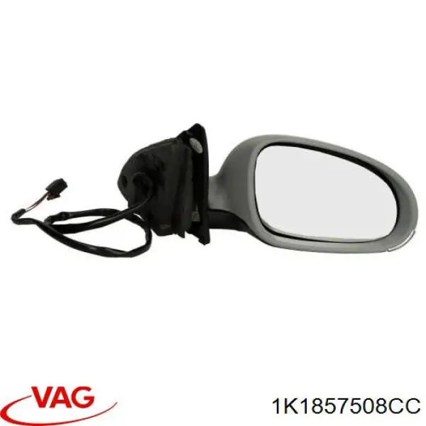 Купити 1K1857508CC VAG Корпус дзеркала заднього виду, правий