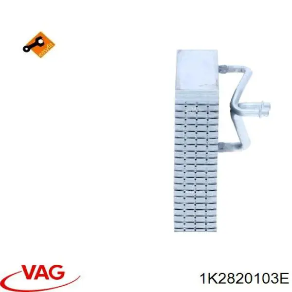 Купити 1K2820103E VAG Радіатор опалювача салону