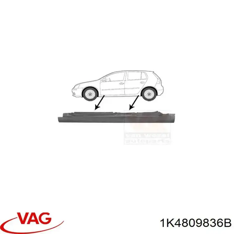 Поріг зовнішній правий Signeda PVW76014ER ціна, від 41.21 USD