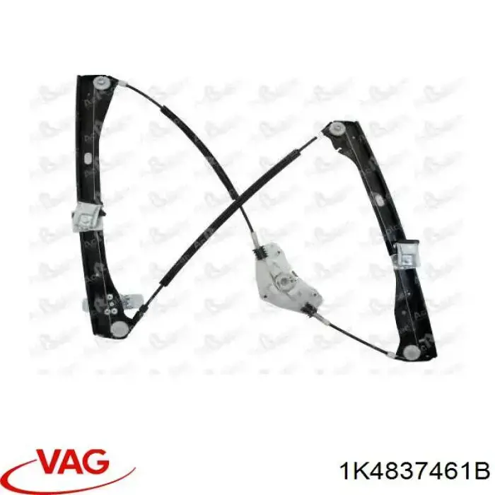 Склопідйомник передньої лівої двері 1K4837461B VAG