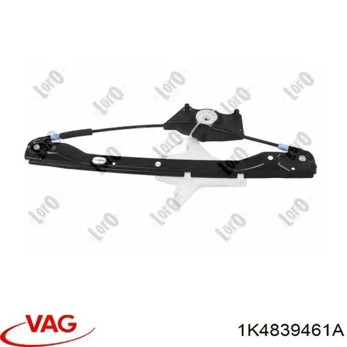 Купити 1K4839461A VAG Механізм склопідіймача двері задньої, лівої