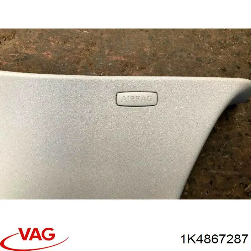 1K4867287 VAG Обшивка стійки кузова внутрішня, задня ліва