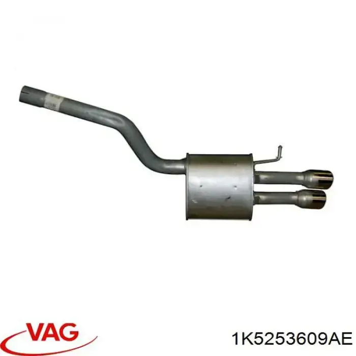 Вихлоп VAG 1K5253609AE ціна, від 63.33 USD
