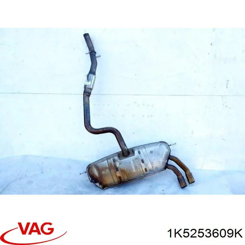 1K5253609K VAG Глушник, задня частина