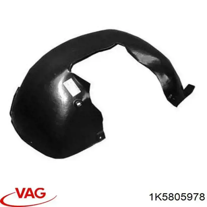 1K5805978 VAG Підкрилок переднього крила, правий