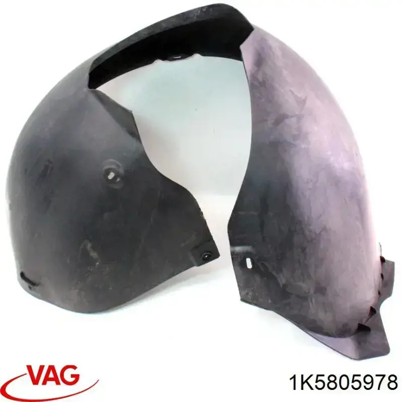 Подкрильнікі переднього крила, правий VAG 1K5805978 ціна, від 11.40 USD