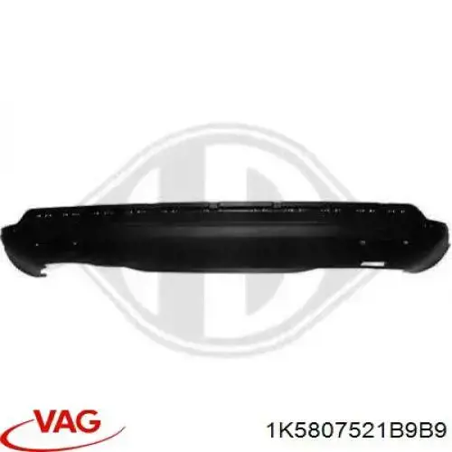 Купити 1K5807521B9B9 VAG Спідниця заднього бампера