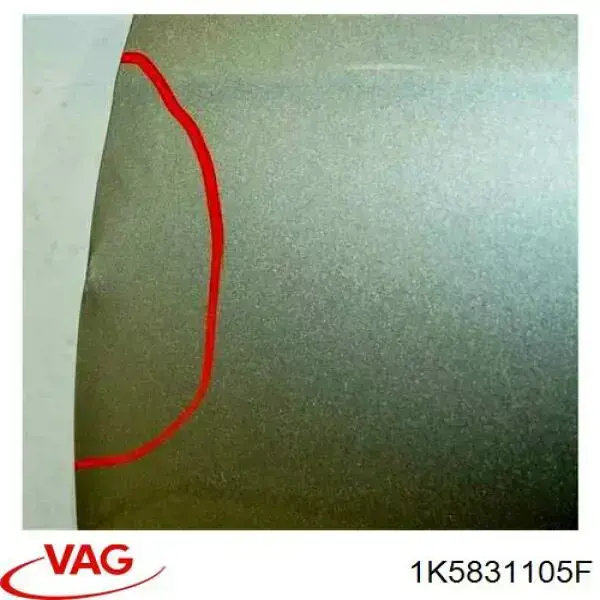 Купити 1K5831105F VAG Панель-щока двері передньої, лівою