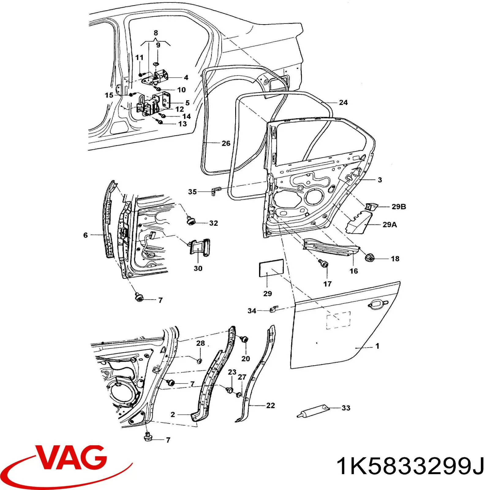 1K5833299J VAG 