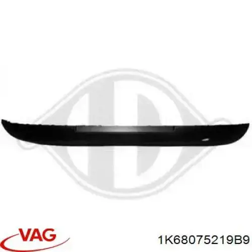 Спойлер заднього бампера 1K68075219B9 VAG