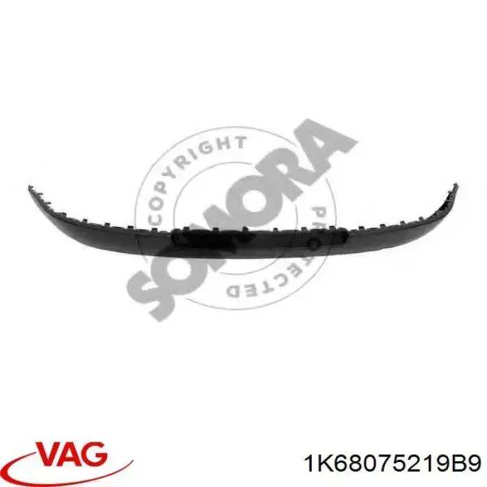 Купити 1K68075219B9 VAG Спойлер заднього бампера