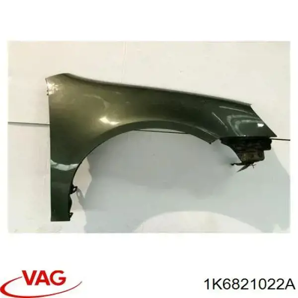 Крило переднє праве VAG 1K6821022A ціна, від 45.00 USD