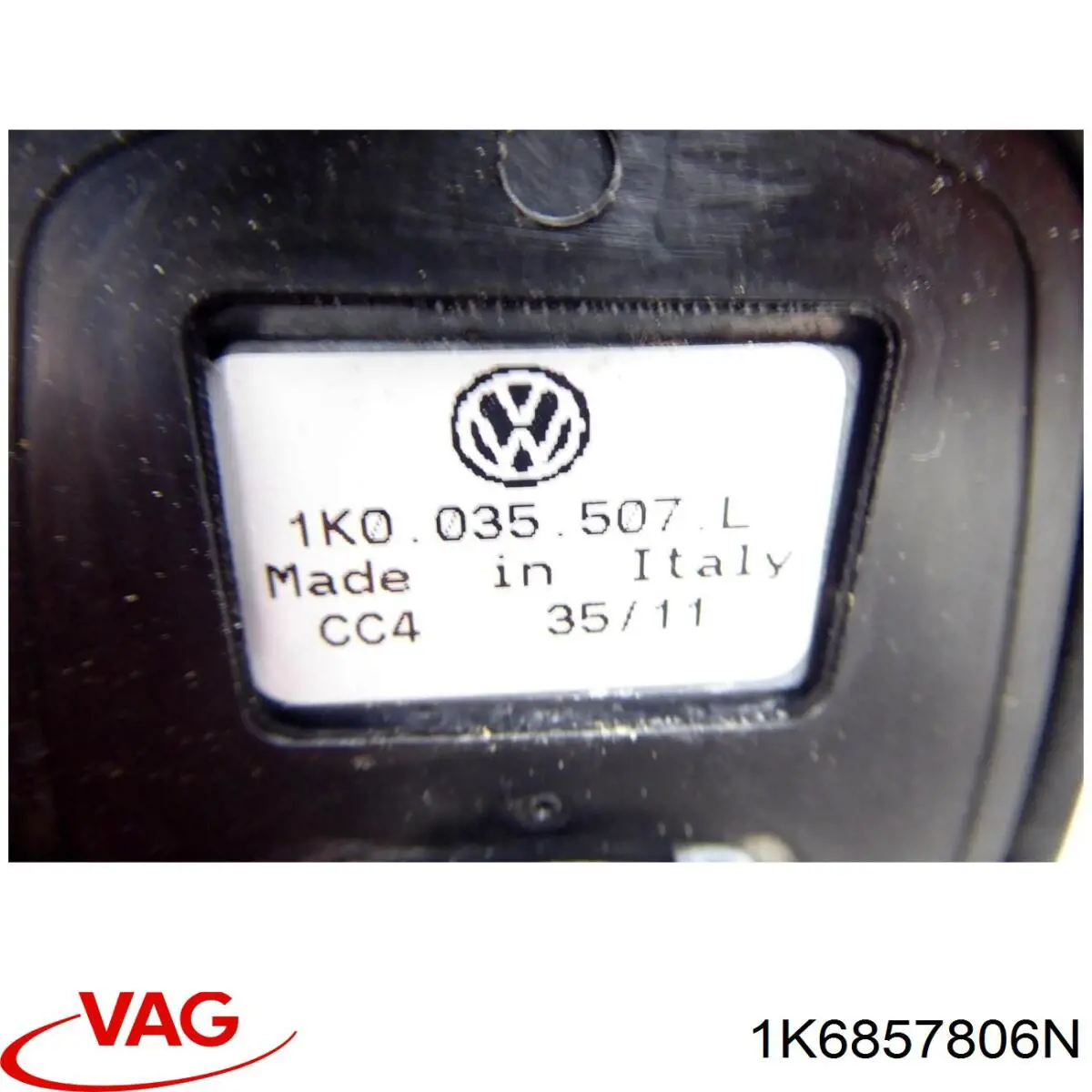 Пасок безпеки задній правий 1K6857806N VAG
