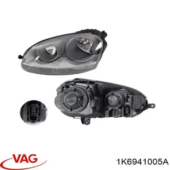 Фара ліва 1K6941005M VAG