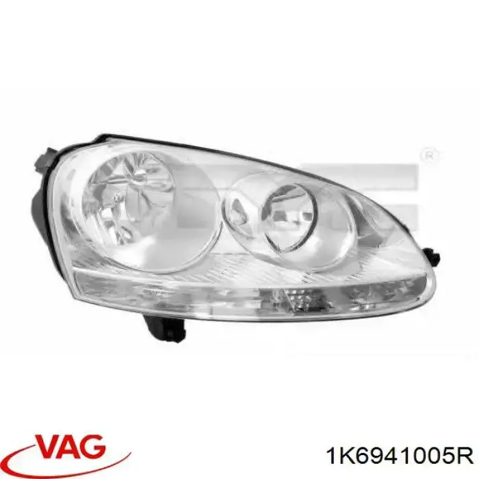Фара дальнього світла в зборі VAG 1K6941005R ціна, від 84.65 USD