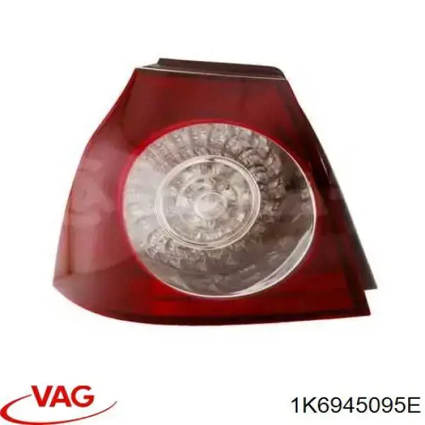 Ліхтар задній лівий, зовнішній 1K6945095E VAG