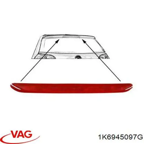 Задній стоп 1K6945097G VAG