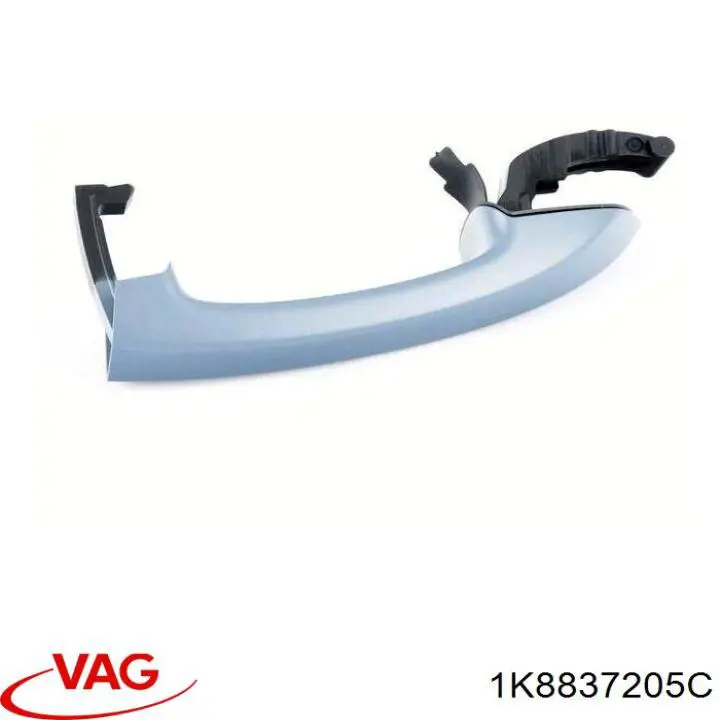 3837056 Autotechteile Ручка лівих дверей зовнішня