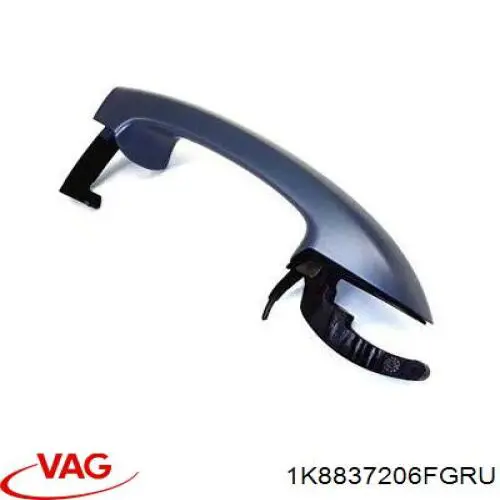 Ручка двері правою зовнішня перед/зад VAG 1K8837206FGRU ціна, від 5.52 USD