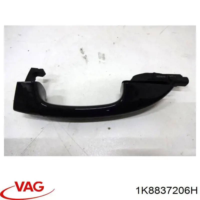 Ручка двері правою зовнішня перед/зад VAG 1K8837206H ціна, від 137.70 USD