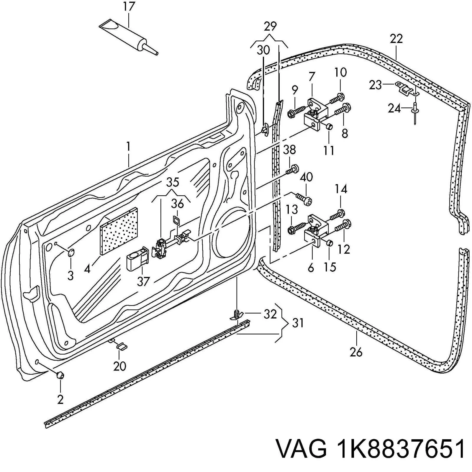 1K8837651 VAG 